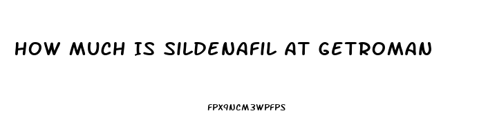 How Much Is Sildenafil At Getroman