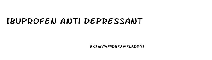 Ibuprofen Anti Depressant