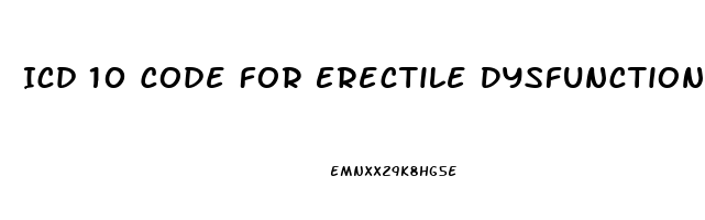 Icd 10 Code For Erectile Dysfunction Due To Prostate Cancer