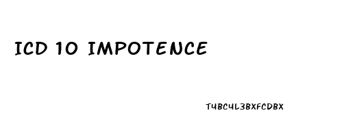 Icd 10 Impotence
