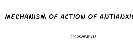 Mechanism Of Action Of Antianxiety Drugs