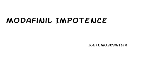 Modafinil Impotence