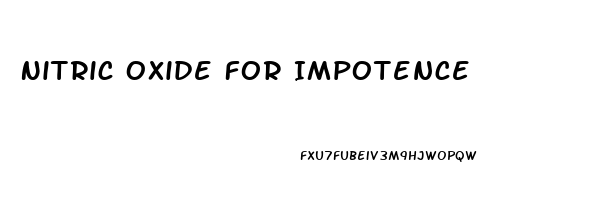 Nitric Oxide For Impotence