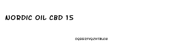 Nordic Oil Cbd 15
