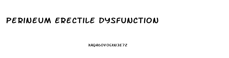 Perineum Erectile Dysfunction