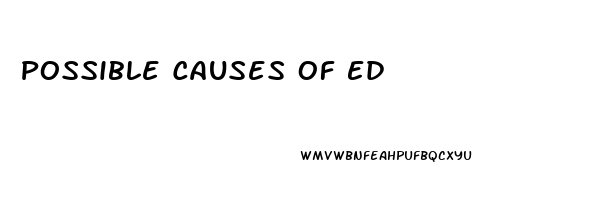 Possible Causes Of Ed