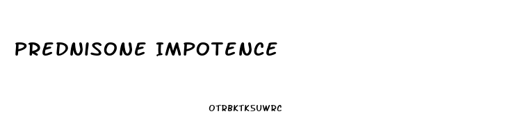 Prednisone Impotence