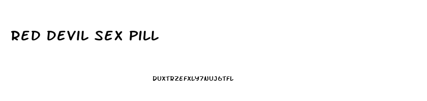 Red Devil Sex Pill