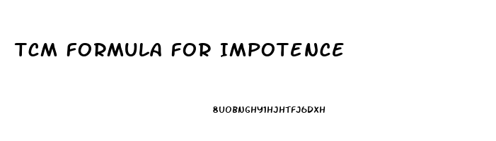 Tcm Formula For Impotence