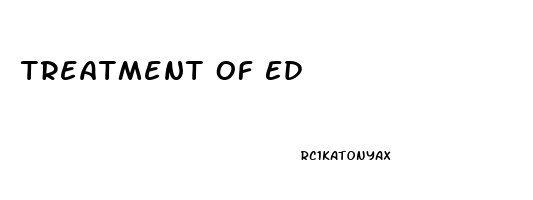 Treatment Of Ed