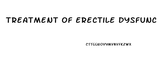 Treatment Of Erectile Dysfunction Due To Low Testosterone