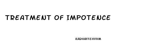 Treatment Of Impotence