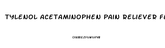 Tylenol Acetaminophen Pain Reliever Fever Reducer