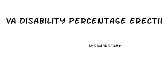 Va Disability Percentage Erectile Dysfunction