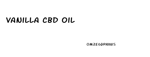 Vanilla Cbd Oil
