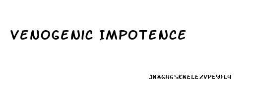 Venogenic Impotence