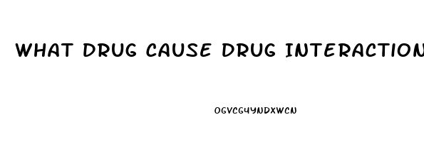 What Drug Cause Drug Interaction With Sildenafil