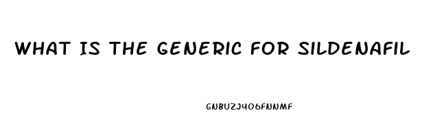 What Is The Generic For Sildenafil