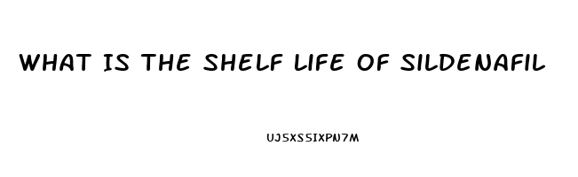 What Is The Shelf Life Of Sildenafil