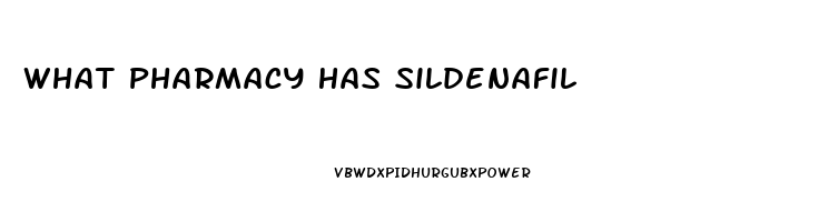 What Pharmacy Has Sildenafil