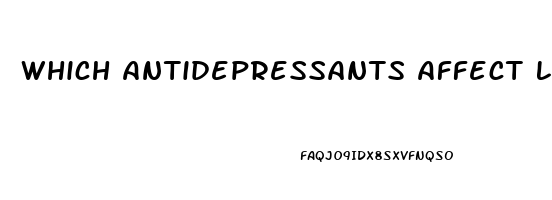 Which Antidepressants Affect Libido