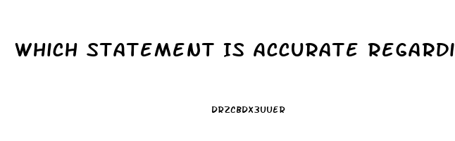 Which Statement Is Accurate Regarding Sildenafil