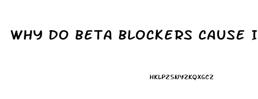Why Do Beta Blockers Cause Impotence