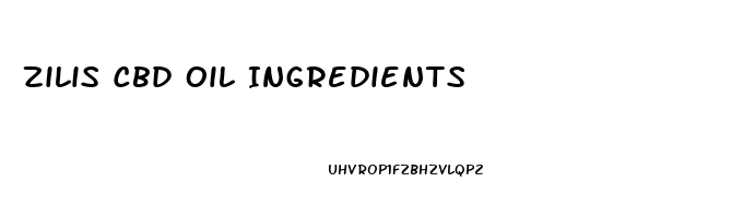 Zilis Cbd Oil Ingredients