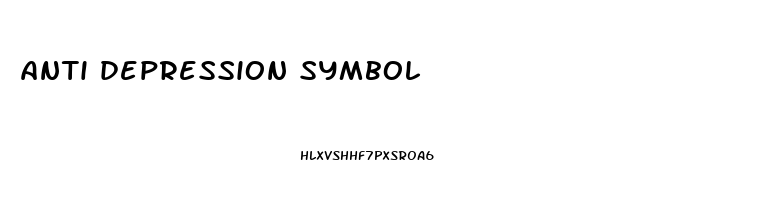 anti depression symbol