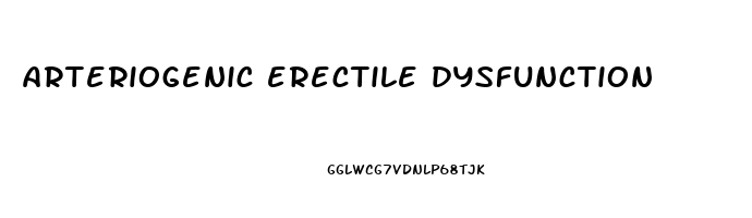 arteriogenic erectile dysfunction