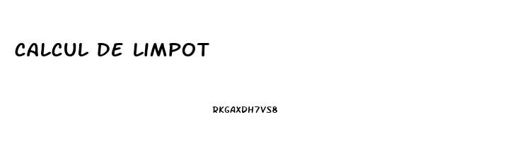 calcul de limpot