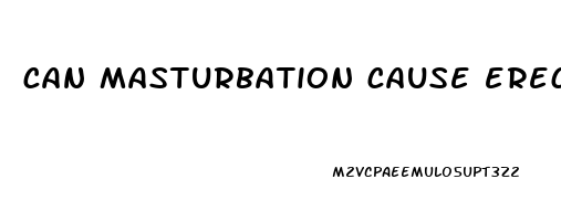 can masturbation cause erectile dysfunction