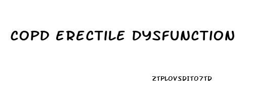 copd erectile dysfunction