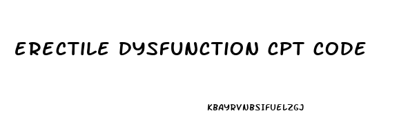 erectile dysfunction cpt code