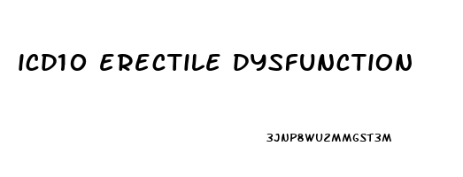 icd10 erectile dysfunction