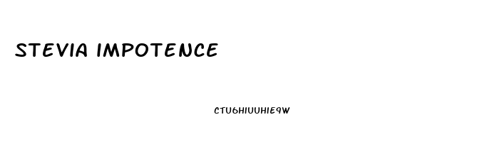 stevia impotence