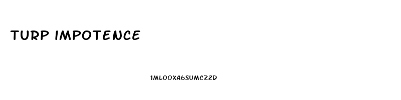 turp impotence