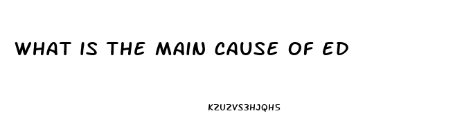 what is the main cause of ed