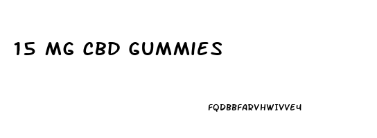 15 Mg Cbd Gummies
