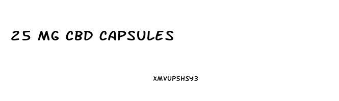 25 mg cbd capsules