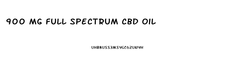 900 Mg Full Spectrum Cbd Oil