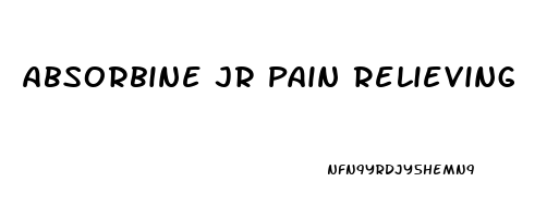 Absorbine Jr Pain Relieving