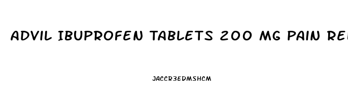 Advil Ibuprofen Tablets 200 Mg Pain Reliever Fever Reducer Nsaid