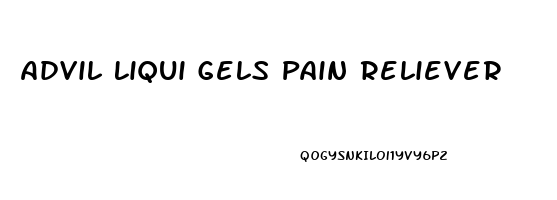 Advil Liqui Gels Pain Reliever