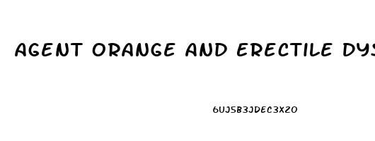 Agent Orange And Erectile Dysfunction