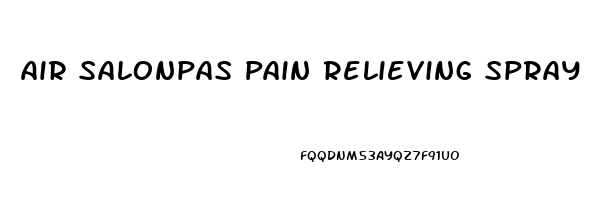 Air Salonpas Pain Relieving Spray