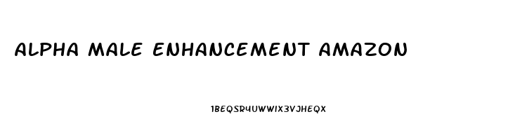 Alpha Male Enhancement Amazon