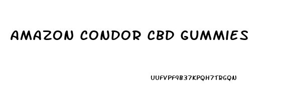 Amazon Condor Cbd Gummies