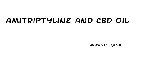 Amitriptyline And Cbd Oil