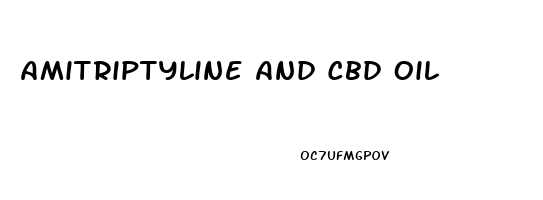Amitriptyline And Cbd Oil